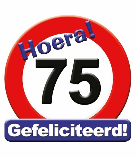 Huldeschild 75 jaar