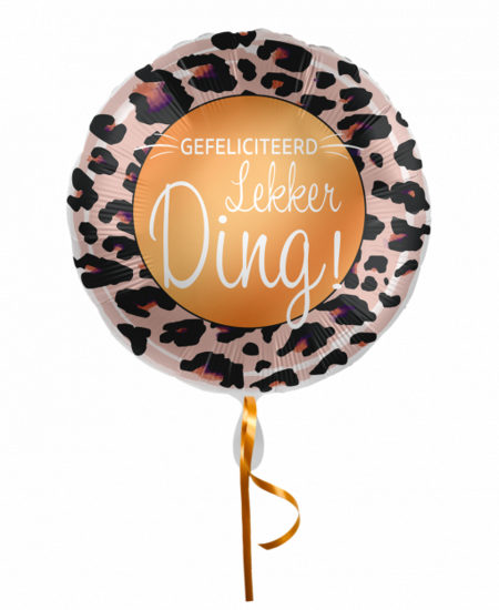 Folieballon gefeliciteerd lekker ding