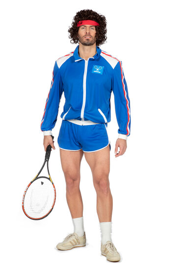 Retro tennis kostuum heren