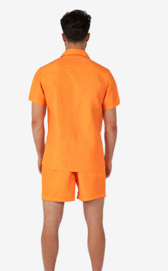 Opposuits - Summer Set Heren Oranje - 2-delig