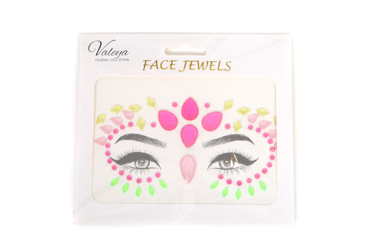 Steentjes - Face en Body Jewels Glow In The Dark