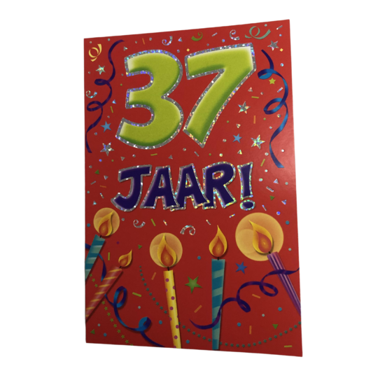 Verjaardagskaart That Funny Age - 37 jaar