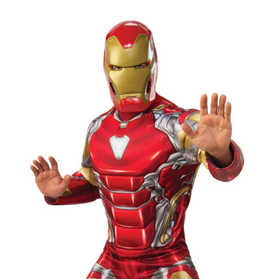 Iron Man licentie jumpsuit gespierd volwassenen