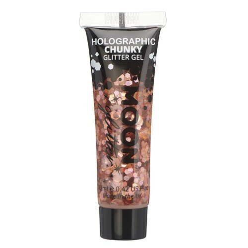 Moonglow - Chunky Gel Holografisch Glitters Tube Ros&eacute; Goud