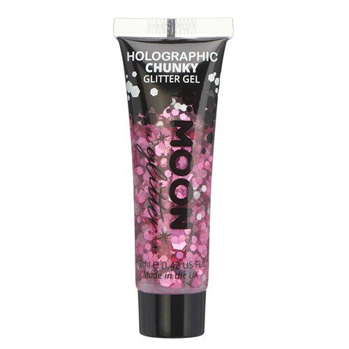 Moonglow - Chunky Gel Holografisch Glitters Tube Roze