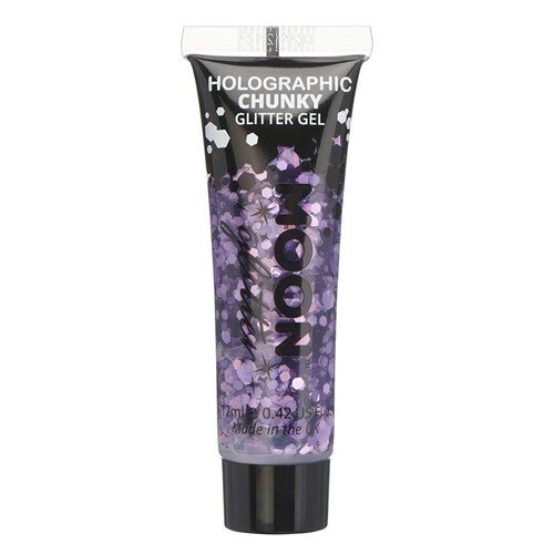 Moonglow - Chunky Gel Holografisch Glitters Tube Paars