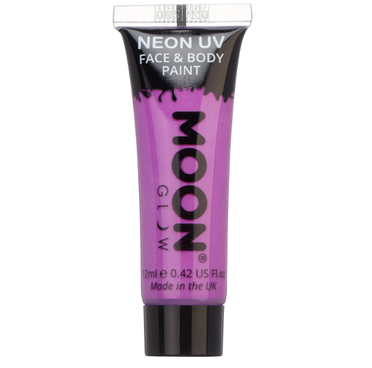 MoonGlow - Face &amp; Body Tube - UV Neon Paars