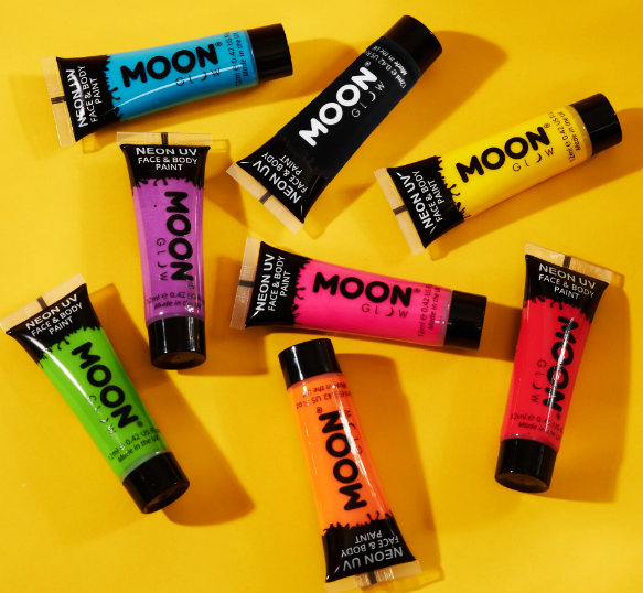 MoonGlow - Face &amp; Body Tube - UV Neon Paars