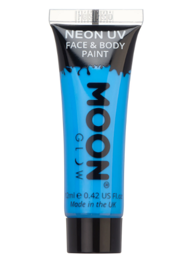 MoonGlow Face &amp; Body Tube - UV Neon Blauw