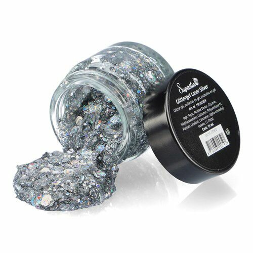 Superstar - Glittergel Chunky Zilver