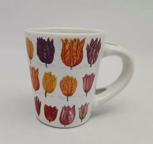 Espresso Mok Tulpen Wit Met Lepel