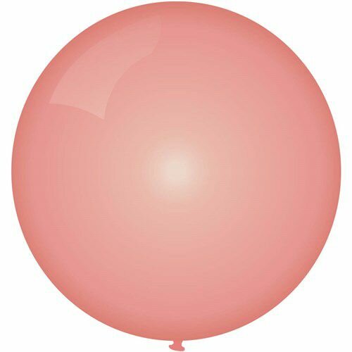 Topballon metallic ros&eacute; goud - 91 cm