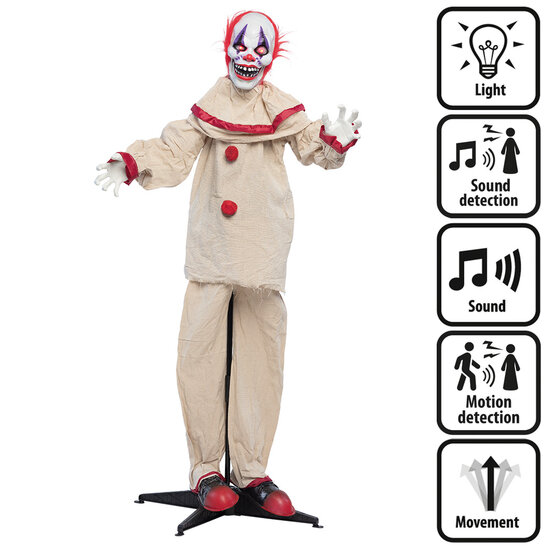 Halloween Enge Clown 153 cm