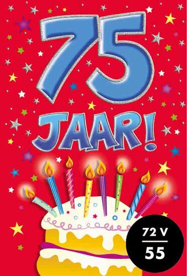 Verjaardagskaart - That Funny Age - 75 jaar