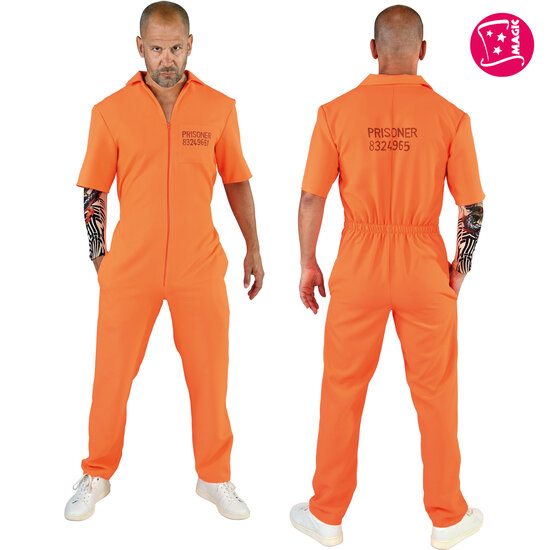 Boevenpak Jumpsuit - Oranje - Volwassenen