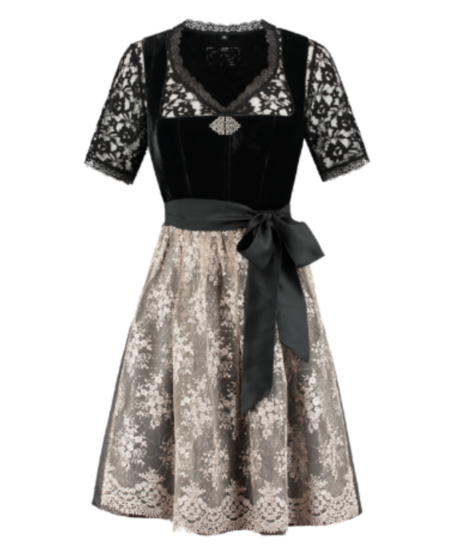 Dirndl Jurkje - Fluweel-Jacquard - Dames