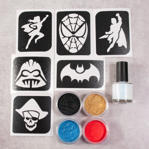 Grimas Set - Glittertattoo - Hero