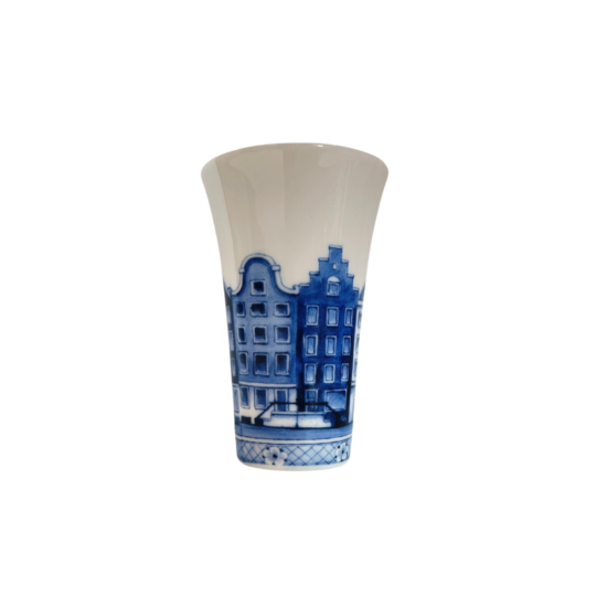 Shotglas Grachtenpandjes - Delfts Blauw