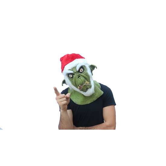 Masker Green Santa Halloween