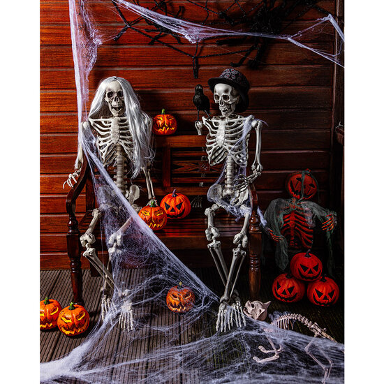 Spinnenweb Met Spinnen Halloween - 20 gram