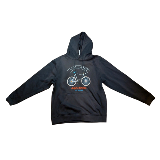 Tweede kans - Nieuw - Hoodie Holland enjoy the ride zwart