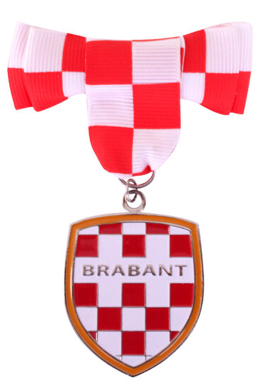 Medaille Broche - Brabant met strikje