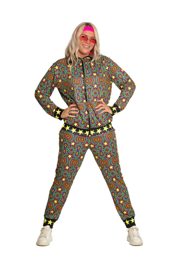 Trainingspak - Neon Stars Shell Suit - Volwassenen