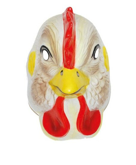 Dieren Masker - Kip Volwassen Plastic