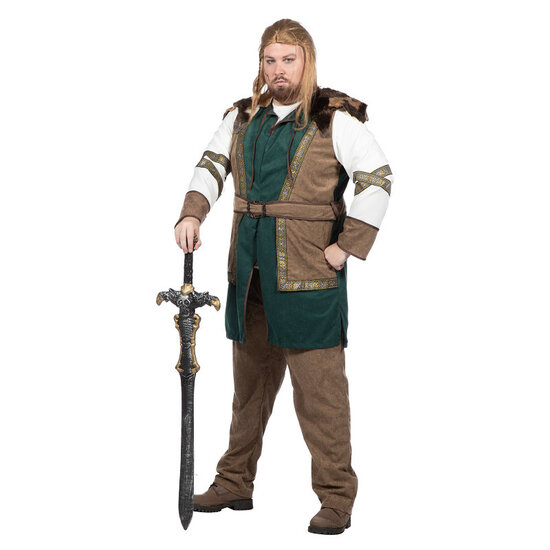 Vikingkostuum Warrior - Heren