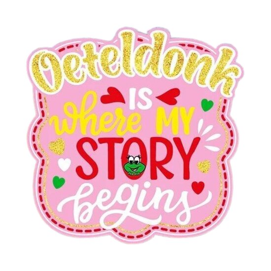 Embleem Rug Oeteldonk - Oeteldonk Story Roze