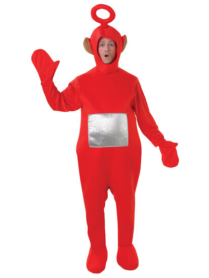 Teletubbies Kostuum Licentie - Po Rood - Volwassenen