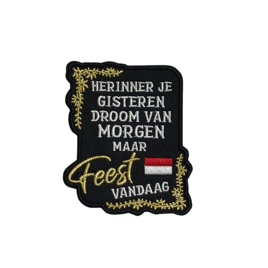 Embleem Huusse - Feest Vandaag