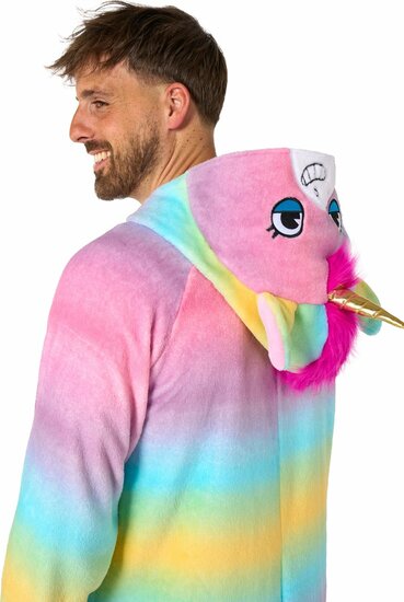 Opposuits Unicorn Onesie - Dieren Jumpsuit - Volwassenen