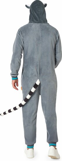 Opposuits Maki Onesie - Dieren Apen Jumpsuit - Volwassenen