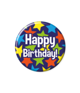 Button happy birtday