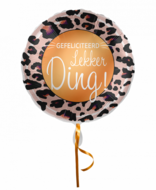 Folieballon gefeliciteerd lekker ding