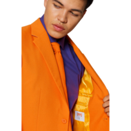 Opposuits Carnavalskleding Heren Oranje 3-delig