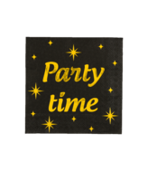 Servetten Party Time Classy - 16 stuks