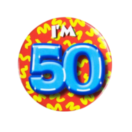 Button 50 jaar