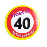 30 jaar button