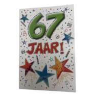 Verjaardagskaart That Funny Age - 67 jaar