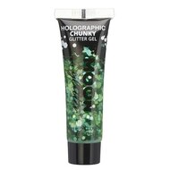 Moonglow - Chunky Gel Holografisch Glitters Tube Groen