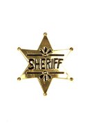 Sheriff Badge Ster - Goud