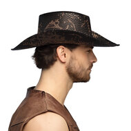 Cowboyhoed Cobra Slangenprint - Volwassenen