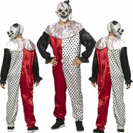 Psycho horror clown kostuum