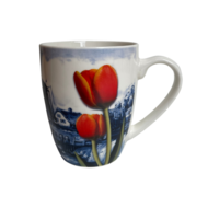 Mok Delfts blauw tulpen