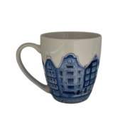 Koffiemok Delfts blauw Grachtenpanden