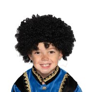 Zwarte piet pruik kinderen