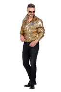 Disco Blouse Shiny Goud