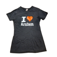 Tweede kans - Nieuw - T-shirt I Love Arnhem - Zwart - Dames